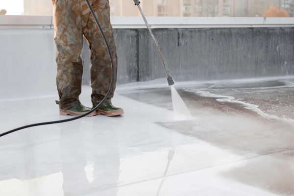 Preparing the substrate is critical when applying waterproofing coatings.